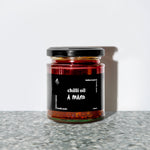 Melbourne made italian style chilli oil front side